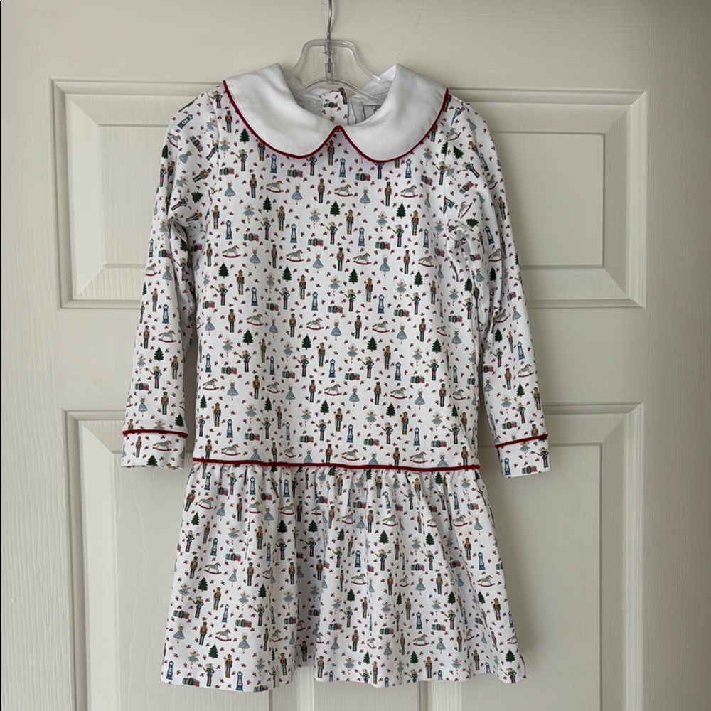 Lila and Hayes Nutcracker Dress with Red Accents